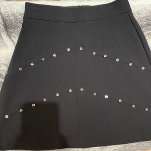 Black with rhinestone skirt